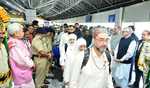 Lieutenant Governor flags off J&K’s 1st batch of Haj pilgrims from Srinagar International Airport