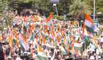 Cong holds Tiranga Yatra in Bengaluru