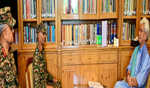 Northern Command chief briefs J&K LG on security scenario