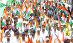 Shobha Karandlaje leads Tiranga Yatra in Bengaluru