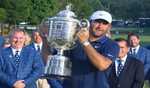 Scottie Scheffler resists Jon Rahm challenge to win US PGA