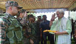 Sindoor: Dharma won, Adharma surrendered before your weapons, I salute you: LG Sinha to Army troops