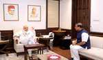 Assam CM meets Amit Shah, compliments him for eliminating red terror