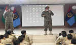 Maj Gen Bevli motivates NCC Cadets at Nagrota Training Academy