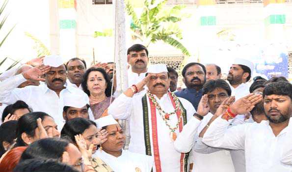 Cong celebrates Telangana Formation Day at Gandhi Bhavan, highlights state progress under CM Reddy's leadership