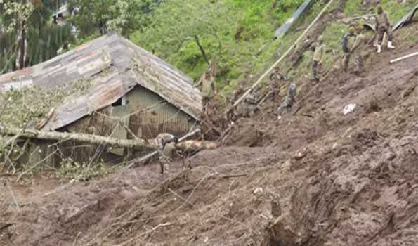Two Army personnel among three killed in fresh landslides in Sikkim