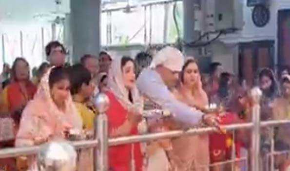 Thousands of KPs throng Jammu based Mata Kheer Bhawani temple, pay obeisance