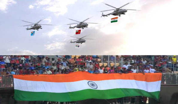 IPL final ceremony pays tribute to armed forces