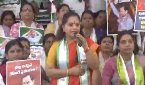 Dharna over notices to BRS chief on Kaleshwaram project