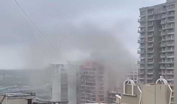Fire breaks out at Gitanjali Tower in Navi Mumbai