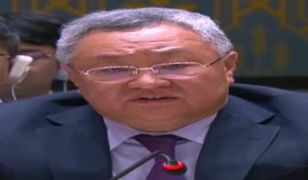 China blasts U.S. veto on UN Security Council draft resolution over Gaza