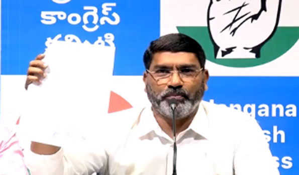 AICC member Sampath Kr slams Harish Rao, calls dharna politically motivated conspiracy