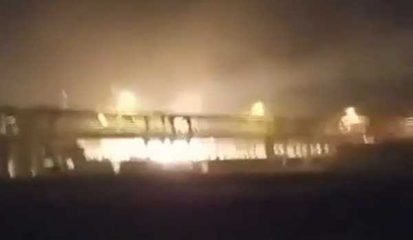 Drone crash cuses fire at Eurochem