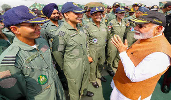 PM hails unprecedented growth in Defence sector during past 11 years