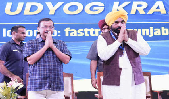 Punjab: Kejriwal, Mann unveil 12 new initiatives to boost industrial growth