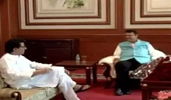 Maha: Fadnavis holds secret meeting with Raj Thackeray