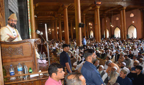 Post Art 370 normalcy claims a myth: Mirwaiz