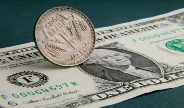 Rupee falls by  48  paise to 86.08 against US dollar