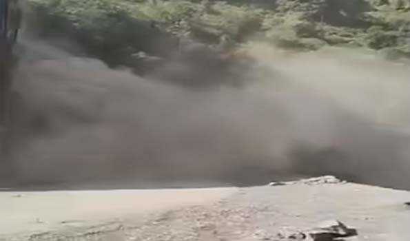 Landslide scare at Chamba-Bharmour road amid rain alert in Himachal