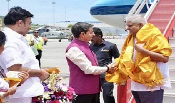 VP arrives on 3-day visit to TN, Pondy