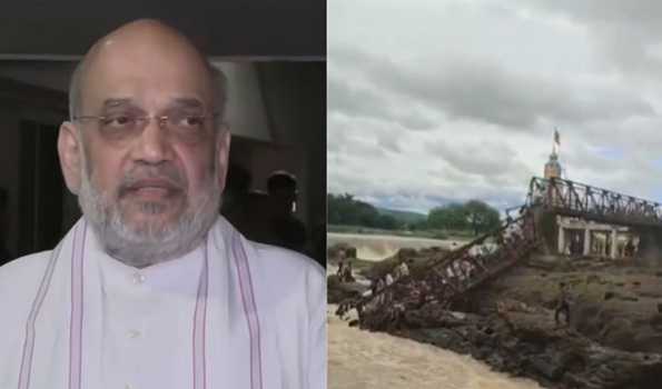 Shah expresses grief over Talegaon bridge collapse