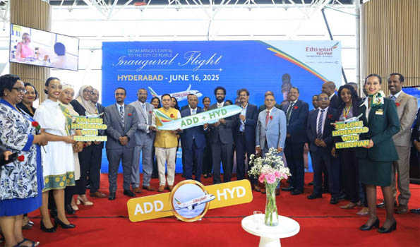 Ethiopian Airlines launches first direct flight from Hyderabad to Africa