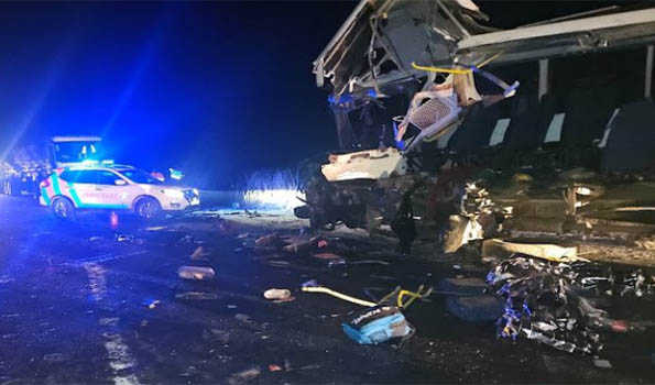 South Africa: 12 killed in bus-truck collision in KwaZulu-Natal Province
