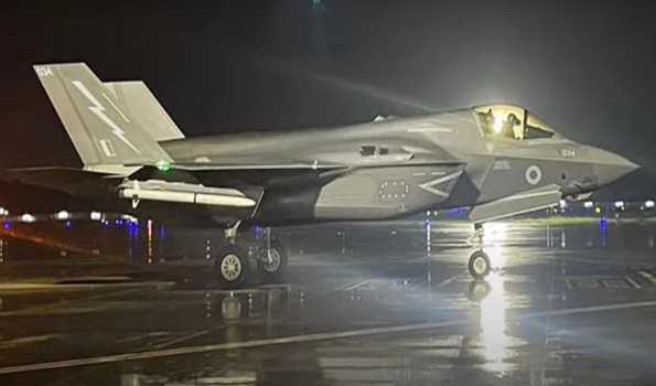 Suspected hydraulic trouble halts F-35B British Fighter