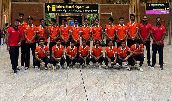 Indian Junior Men’s Hockey Team leaves for Four Nations Tournament in Germany