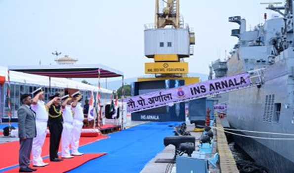 INS Arnala commissioned into Indian Navy in Visakhapatnam