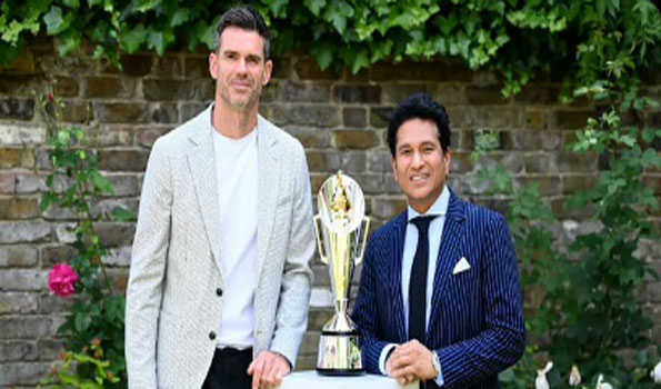 Anderson-Tendulkar Trophy unveiled for England-India Tests