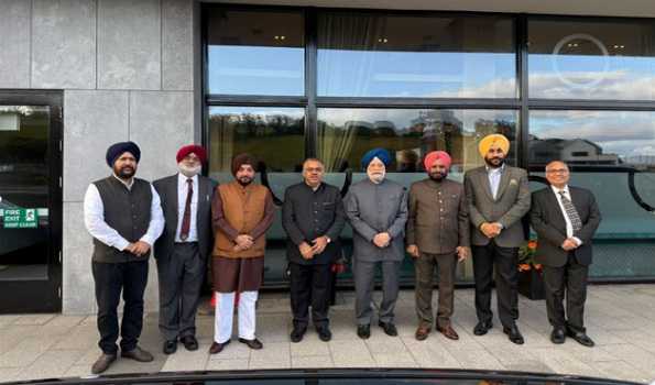 Minister Hardeep Puri leads Indian delegation at memorial in Ireland, to mark 40th anniversary of Kanishka bombing