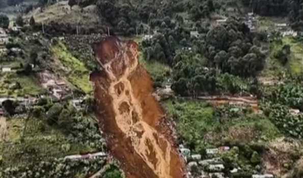 Eight die in landslide in northwest Colombia