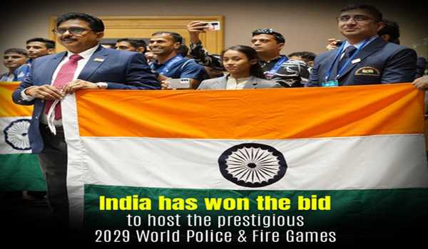 India to host 2029 World Police and Fire Games