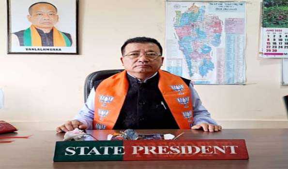 Dr K Beichhua appointed BJP Mizoram chief, pledges grassroots revival