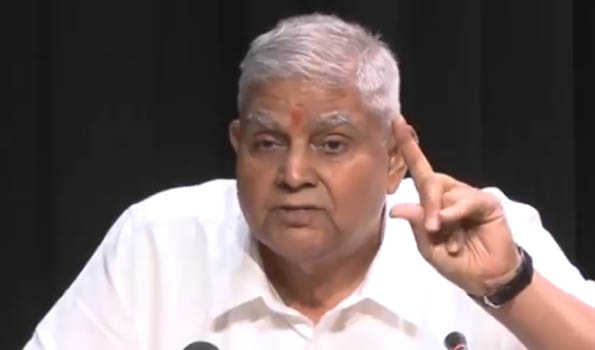I am not (working) under pressure: Vice President Dhankhar