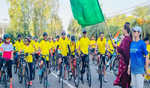J&K Sports Council Secy flags off Jammu SAI's Tiranga Rally, over 200 cyclists participate