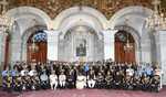 President Murmu confers armed forces with distinguished service medal