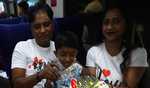 UP family celebrates son's birthday on Chenab bridge in Katra-Srinagar Vande Bharat Exp