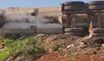 Maha: 22 injured as fire breaks out after LPG tanker-minibus collision