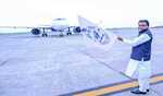 Odisha CM flags off Bhubaneswar-Abu Dhabi flight