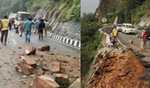 Maha: Landslide in Karul ghat disrupts vehicular traffic