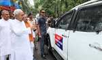 Bihar: Nitish launches 618 vehicles for police force to improve its efficiency