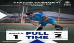 Indian Junior Men’s Hockey team beat Australia 2-1 in 4 Nations Tournament