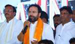 Kishan Reddy watches Mann Ki Baat with residents; calls for unanimous BJP state president election