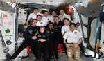 AX-4 crew fully immersed in their mission aboard ISS