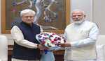 Telangana Governor Jishnu Dev Varma meets PM Modi in New Delhi