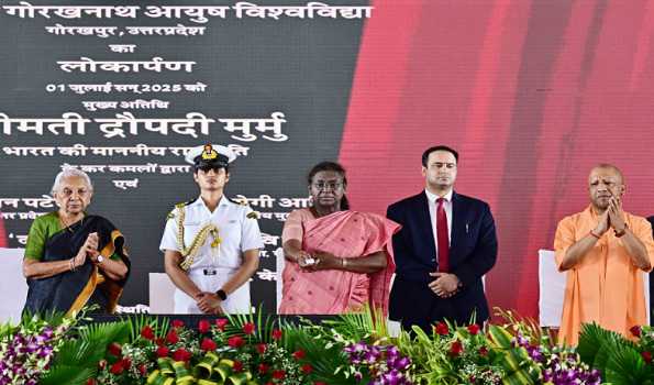 Prez Murmu inaugurates Van Mahotsav in Gorakhpur