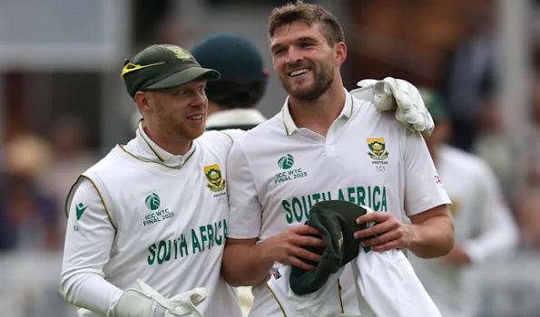 Wiaan  Mulder new captain for South Africa following Maharaj injury
