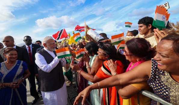 Modi announces OCI cards for 6th generation of Indian diaspora in T&T